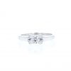 Cartier Ballerine solitaire ring in platinium and diamonds - 360 thumbnail