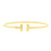 Open Tiffany & Co Wire medium model bangle in yellow gold - 00pp thumbnail