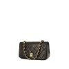 Chanel Mademoiselle mini shoulder bag in black quilted leather - 00pp thumbnail