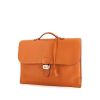 Hermès Sac à dépêches briefcase in orange Potiron togo leather - 00pp thumbnail