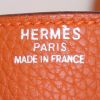Hermès Sac à dépêches briefcase in orange Potiron togo leather - Detail D3 thumbnail