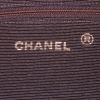Sac à main Chanel Vintage en velours matelassé marron - Detail D3 thumbnail