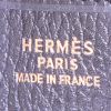 Hermes Evelyne large model shoulder bag in black Fjord leather - Detail D3 thumbnail
