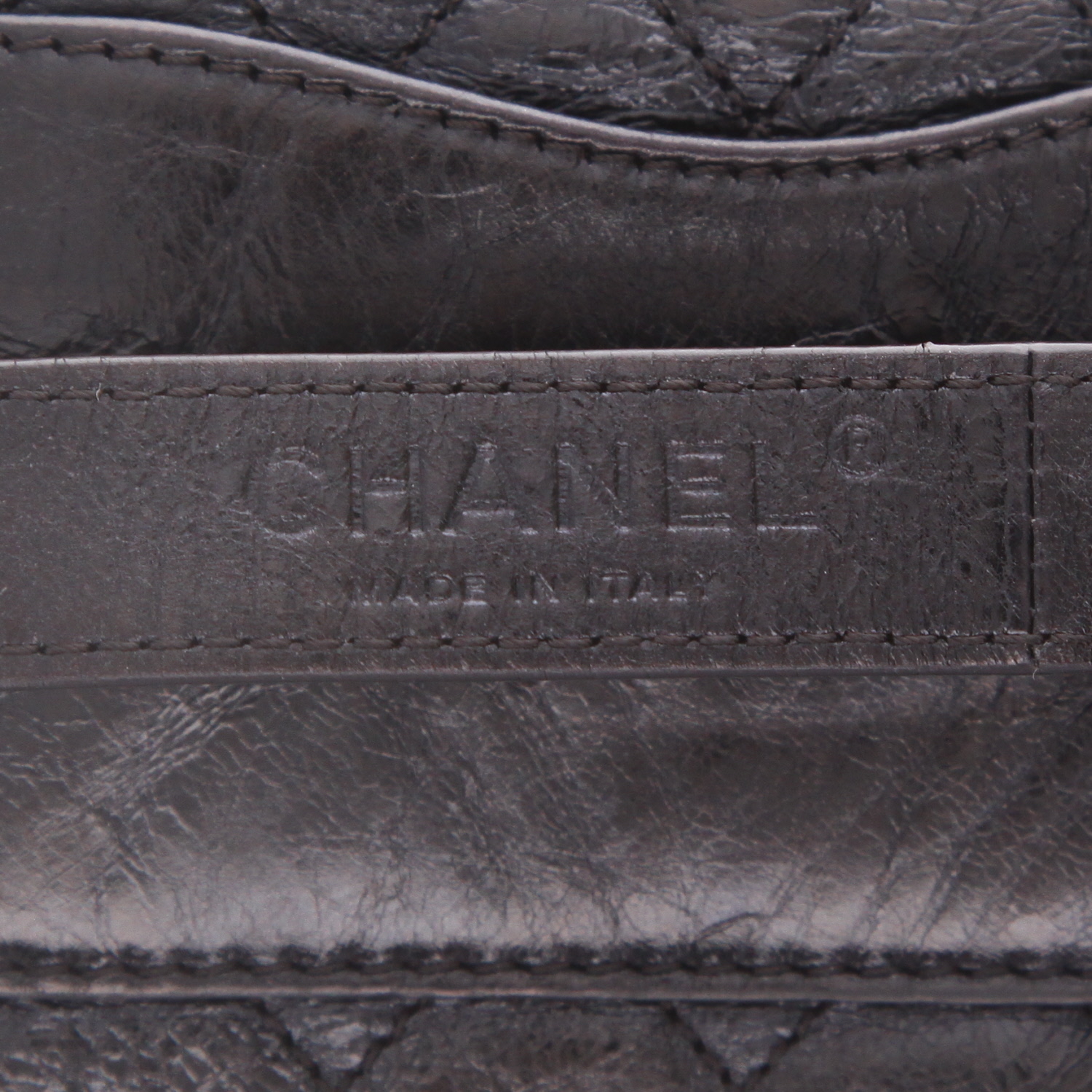 Pochette-ceinture Chanel Chanel 2.55 - Pocket Hand en cuir matelassé noir - Detail D2