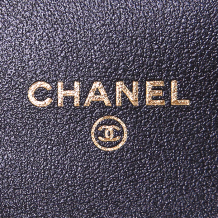 Pochette Chanel Pochette ceinture super mini in jersey nero - Detail D3