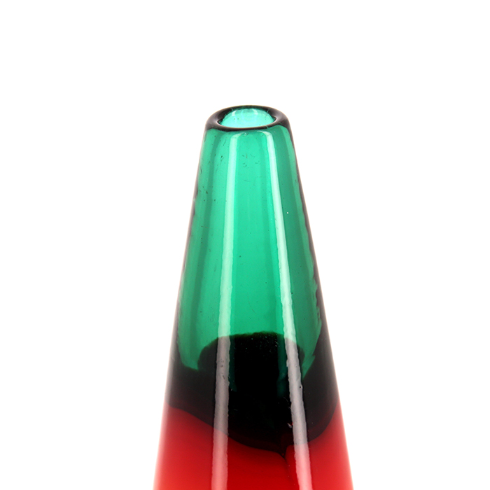 Fulvio Bianconi, "A fasce orrizontali" mod. 4399 vase-bottle, in Murano blown glass, made for Venini, signed, from the 1950’s - Detail D1