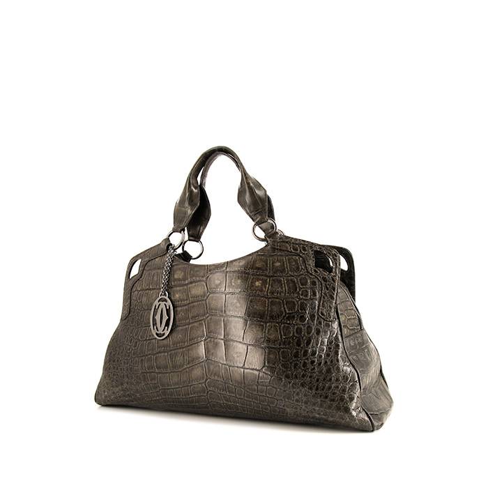 Cartier Marcello handbag in khaki alligator - 00pp