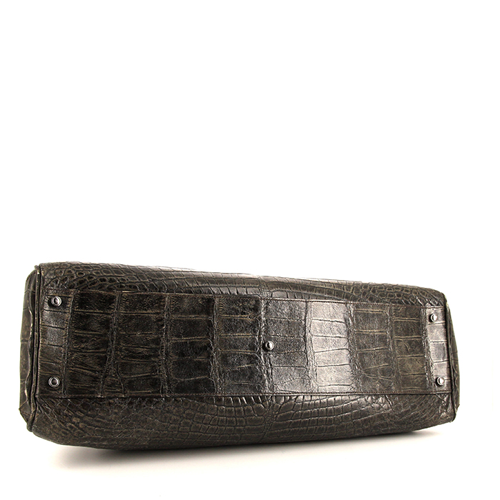 Cartier Marcello handbag in khaki alligator - Detail D4