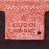Gucci Mors shopping bag in beige monogram canvas and brown leather - Detail D3 thumbnail