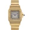 Reloj Cartier Santos de oro amarillo Ref :  1172 Circa  1990 - 00pp thumbnail