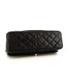 Chanel 2.55 handbag in black quilted grained leather - Detail D5 thumbnail