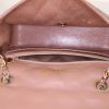Chanel Mademoiselle shoulder bag in rosy beige quilted leather - Detail D2 thumbnail