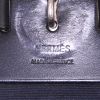 Bolso bandolera Hermès Herbag - Shop Bag en lona negra y cuero negro - Detail D4 thumbnail