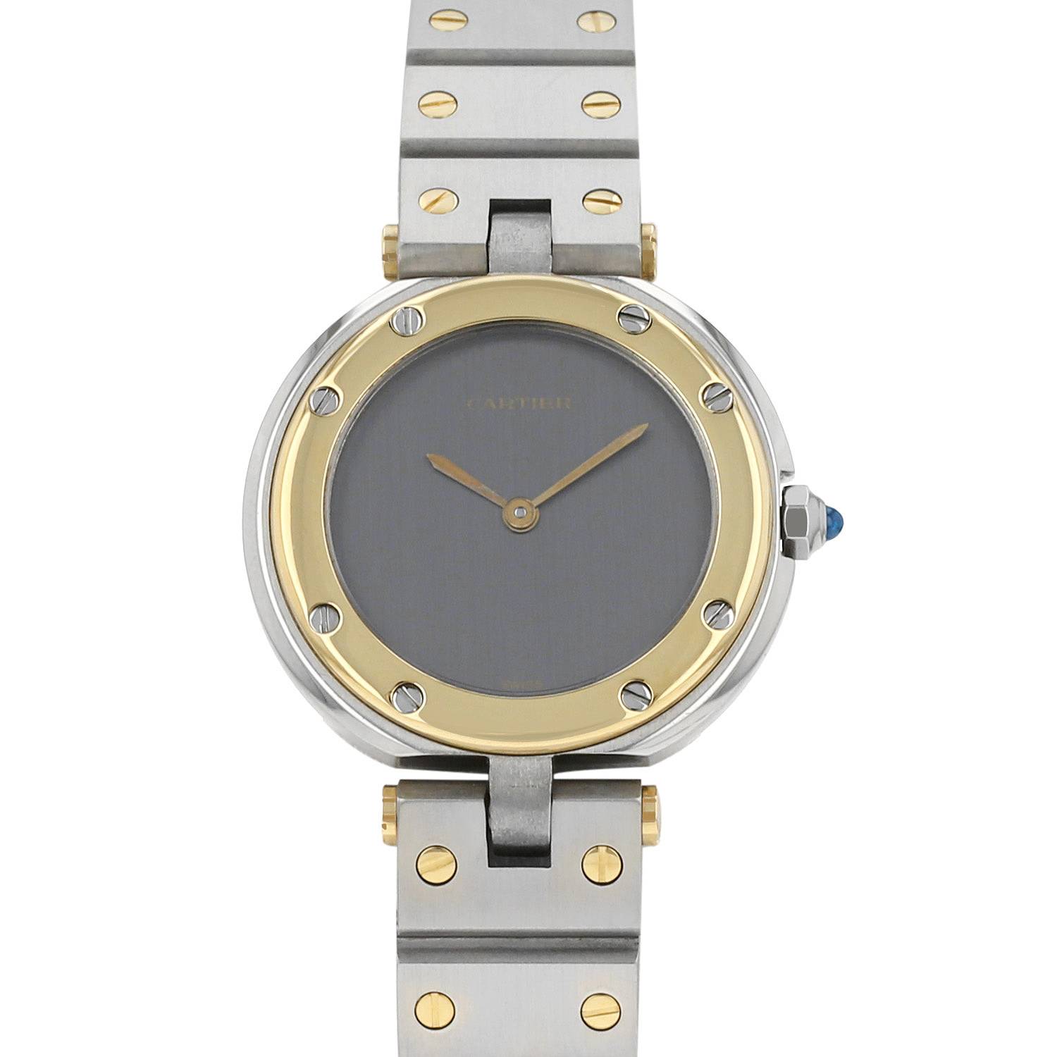 Reloj Cartier Santos Ronde de oro y acero Ref: Cartier - 8191  Circa 1990