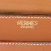 Hermès Vintage handbag in gold box leather - Detail D3 thumbnail