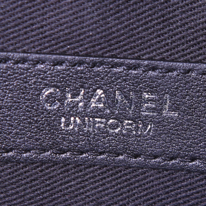 Chanel clutch-belt in black quilted leather - Detail D3