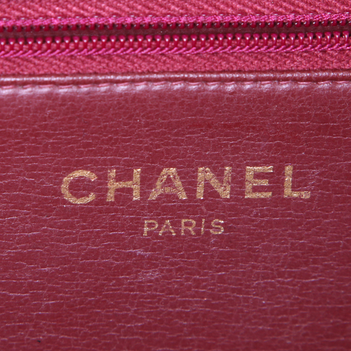 Chanel Mademoiselle Vintage handbag in black quilted jersey - Detail D3
