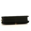 Chanel Mademoiselle Vintage handbag in black quilted jersey - Detail D4 thumbnail