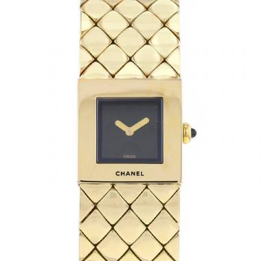 Reloj Chanel Matelassé Wristwatch de oro amarillo Circa  2000