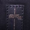 Borsa Jerome Dreyfuss Edouard in pelle nera e camoscio nero - Detail D4 thumbnail