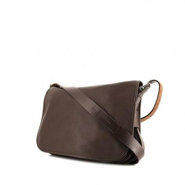 Hermès Etrivière II Folder shoulder bag in brown Swift leather