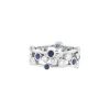 Anello Tiffany & Co Bubbles in platino,  zaffiri e diamanti - 00pp thumbnail