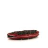 Bolso de mano Fendi en lona Monogram y cuero rojo - Detail D5 thumbnail