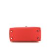Hermes Kelly 25 cm handbag in red Pivoine togo leather - 360 Front thumbnail
