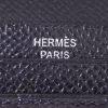 Portefeuille Hermès Béarn en cuir epsom noir - Detail D3 thumbnail