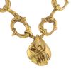 Line Vautrin, “Ulysse” necklace, in gilded bronze, monogrammed, around 1945 - Detail D1 thumbnail