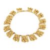 Line Vautrin, “Berthe aux grands pieds” necklace, in gilded bronze, from the 1950's - 00pp thumbnail