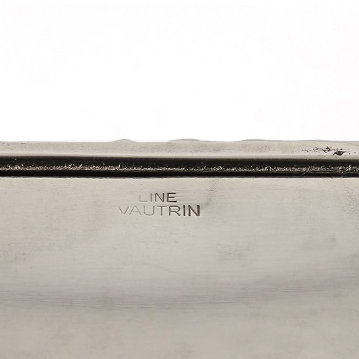 Line Vautrin, boîte "Le coeur solitaire", en bronze argenté, signée, vers 1945 - Detail D5