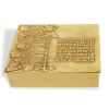 Line Vautrin, boîte "L'anémone et l'ancolie", en bronze doré, signée, des années 1950 - Detail D1 thumbnail