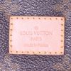 Borsa a tracolla Louis Vuitton Saumur modello piccolo in tela monogram cerata marrone e pelle naturale - Detail D3 thumbnail