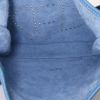 Bolso bandolera Hermes Evelyne modelo pequeño en cuero taurillon clémence azul - Detail D2 thumbnail