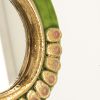 Mithé Espelt, "Ecailles" ("Scales") hand mirror, in embossed and glazed earthenware, crackled gold, of 1976 - Detail D1 thumbnail