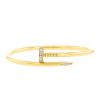 Bracelet Cartier Juste un clou en or jaune et diamants, taille 17 - 00pp thumbnail