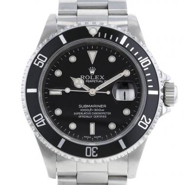 Orologio Rolex Submariner Date in acciaio Ref :  16610 Circa  2000