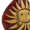 Mithé Espelt, rare pied de lampe "Soleil", en terre estampée et émaillée, or craquelé, des années 1960 - Detail D5 thumbnail