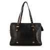 Bottega Veneta shopping bag in black intrecciato leather - 360 thumbnail
