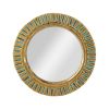 Mithé Espelt, "Miroir-bijoux", en terre estampée et émaillée, or craquelé, l'un des premiers modèles de miroir de l'artiste, des années 1948 - 00pp thumbnail