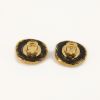 Mithé Espelt, Paire de boucles d'oreille à clips, bijoux en terre émaillée et or craquelé, des années 1949 - Detail D1 thumbnail