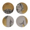 Piero Fornasetti, a set of twelve "Eva" plates from the "Adamo e Eva" series, lithograph on porcelain, Fornasetti Milano edition, stamped, designed in 1954 - Detail D1 thumbnail