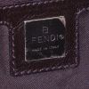 Fendi Baguette handbag in brown monogram canvas and beige python - Detail D3 thumbnail