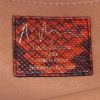 Bolso de mano Louis Vuitton Mancrazy en lona Monogram naranja, roja y marrón - Detail D3 thumbnail