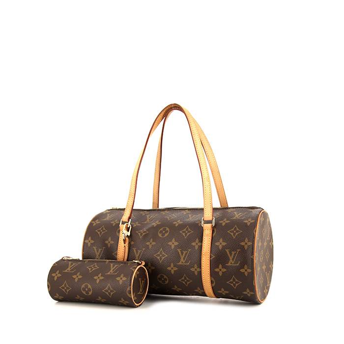 Louis Vuitton Papillon Leather Shoulder Bag