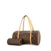 Louis Vuitton Papillon handbag in brown monogram canvas and natural leather - 00pp thumbnail