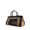 Chloé Alice handbag in black and taupe bicolor leather - 00pp thumbnail