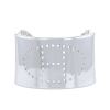 Open Hermès Eclipse large model cuff bracelet in silver - 00pp thumbnail