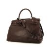 Hermes Kelly Flat handbag in brown Swift leather - 00pp thumbnail